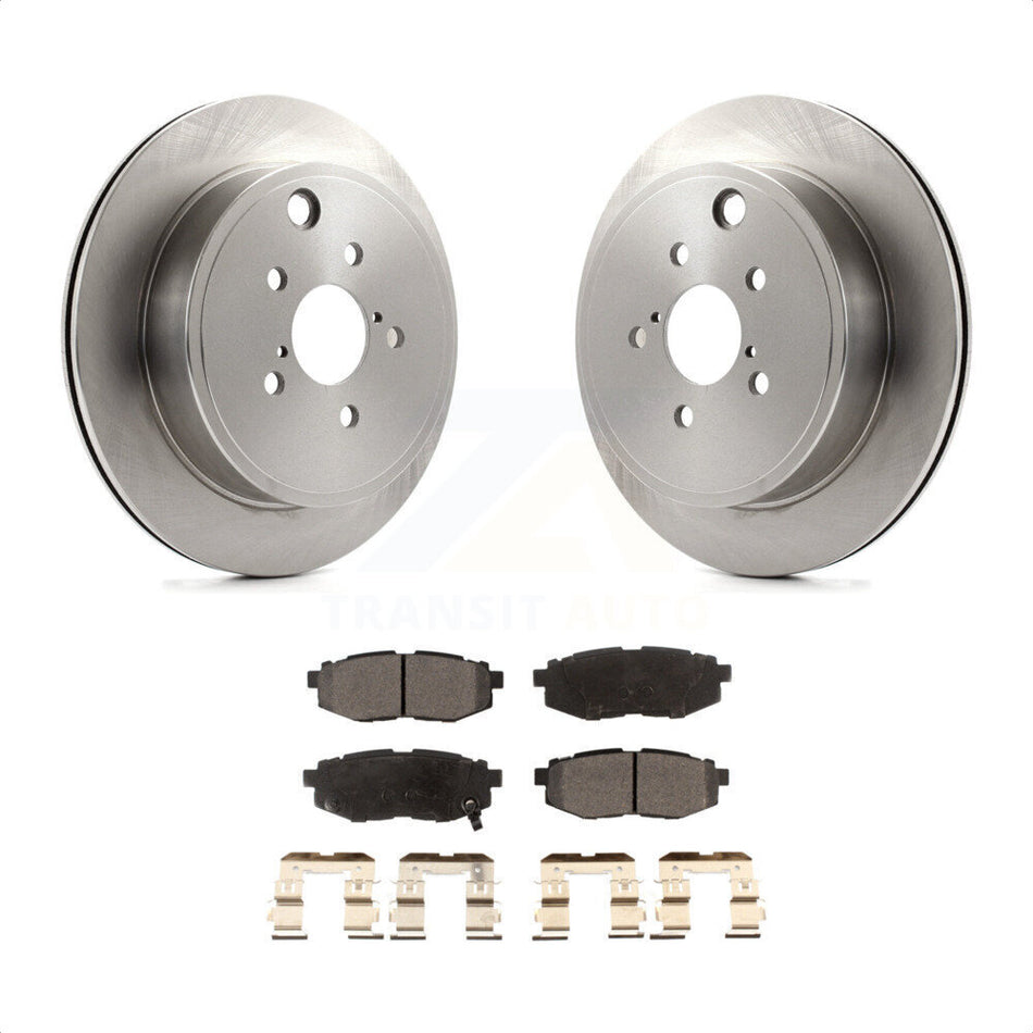 Rear Disc Brake Rotors And Ceramic Pads Kit For Subaru Outback Legacy Scion FR-S BRZ Toyota 86 K8T-102038 by Transit Auto