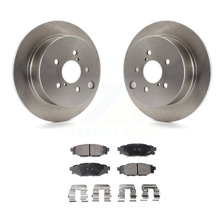 Rear Disc Brake Rotors And Ceramic Pads Kit For Subaru Forester Impreza Crosstrek XV K8T-102066 by Transit Auto