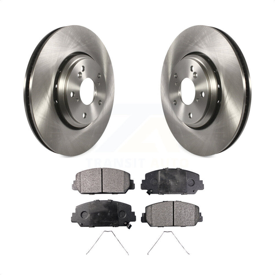 Front Disc Brake Rotors And Ceramic Pads Kit For Honda Civic Accord Acura ILX K8T-102523 by Transit Auto