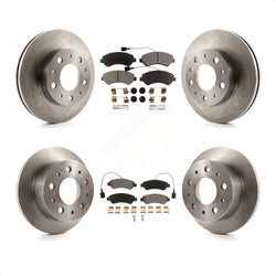 Front Rear Disc Brake Rotors And Ceramic Pads Kit For Ram ProMaster 1500 2500 3500 K8T-102563