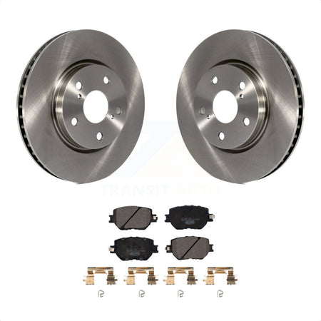 Front Disc Brake Rotors And Ceramic Pads Kit For Lexus IS250 K8T-102853 by Transit Auto