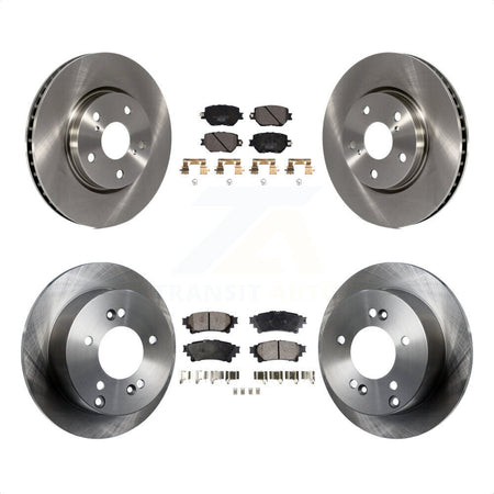 Front Rear Disc Brake Rotors And Ceramic Pads Kit For Lexus IS250 K8T-102878 by Transit Auto