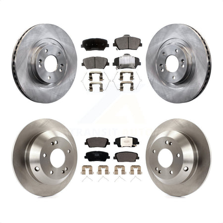 Front Rear Disc Brake Rotors And Ceramic Pads Kit For Kia Sorento Hyundai Santa Fe Sport K8T-102885 by Transit Auto