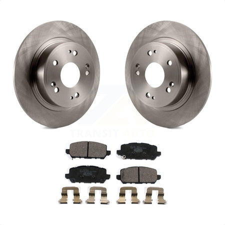 Rear Disc Brake Rotors And Ceramic Pads Kit For 2016-2022 Honda HR-V K8T-102980 by Transit Auto