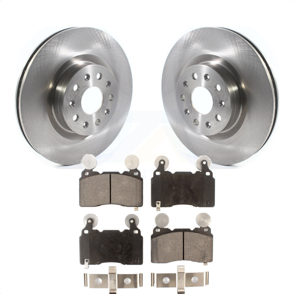 Front Disc Brake Rotors And Ceramic Pads Kit For Cadillac CTS Chevrolet Camaro CT6 K8T-103030 by Transit Auto