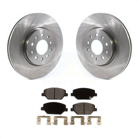 Front Disc Brake Rotors And Ceramic Pads Kit For Chevrolet Equinox GMC Terrain Buick Envision LaCrosse Regal Sportback TourX K8T-103037 by Transit Auto