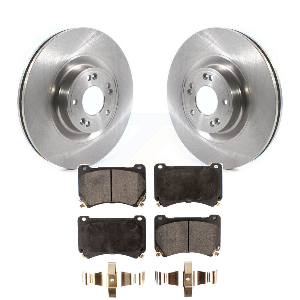 Front Disc Brake Rotors And Ceramic Pads Kit For Hyundai Genesis Equus K8T-103051 by Transit Auto