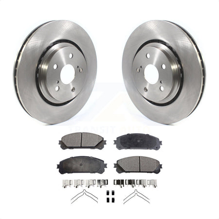 Front Disc Brake Rotors And Ceramic Pads Kit For Lexus RX350 RX450h Toyota RX350L Camry RX450hL Avalon NX250 NX350 NX350h K8T-103063 by Transit Auto