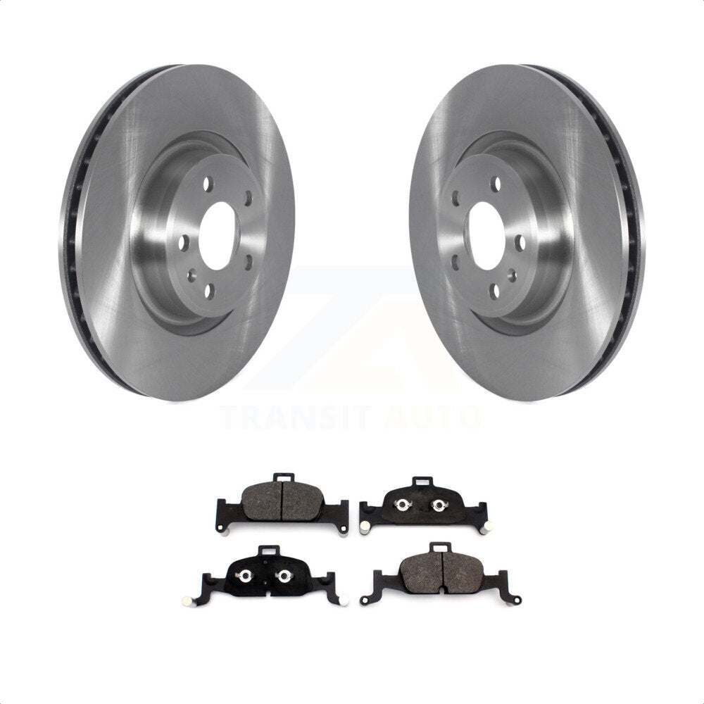 Front Disc Brake Rotors And Ceramic Pads Kit For Audi Q5 A4 A5 Quattro A6 Sportback allroad K8T-103067 by Transit Auto