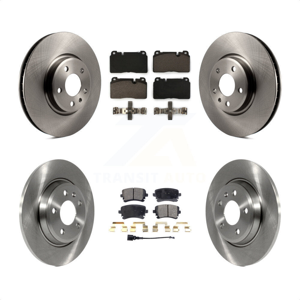 Front Rear Disc Brake Rotors And Ceramic Pads Kit For 2016 Audi Q5 FLEX engine K8T-103116 by Transit Auto