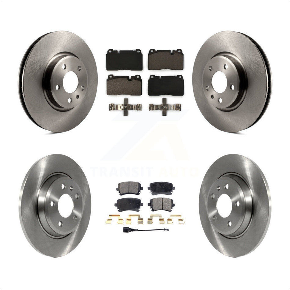 Front Rear Disc Brake Rotors And Ceramic Pads Kit For 2016 Audi Q5 FLEX engine K8T-103116 by Transit Auto