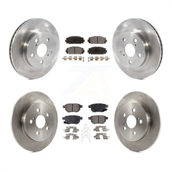 Front Rear Disc Brake Rotors And Ceramic Pads Kit For Toyota Corolla Prius Prime K8T-103137