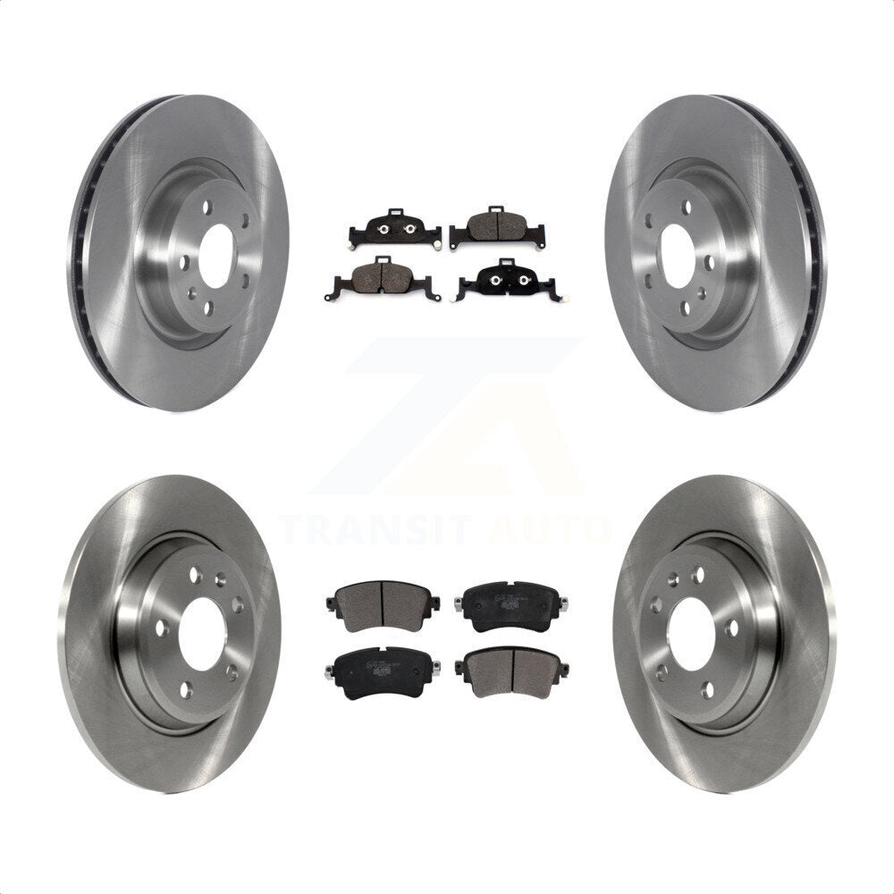 Front Rear Disc Brake Rotors And Ceramic Pads Kit For Audi A4 Quattro K8T-103139 by Transit Auto