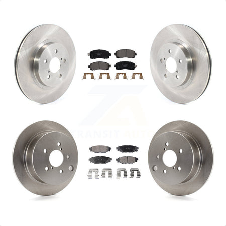 Front Rear Disc Brake Rotors And Ceramic Pads Kit For Subaru Crosstrek Impreza K8T-103144 by Transit Auto