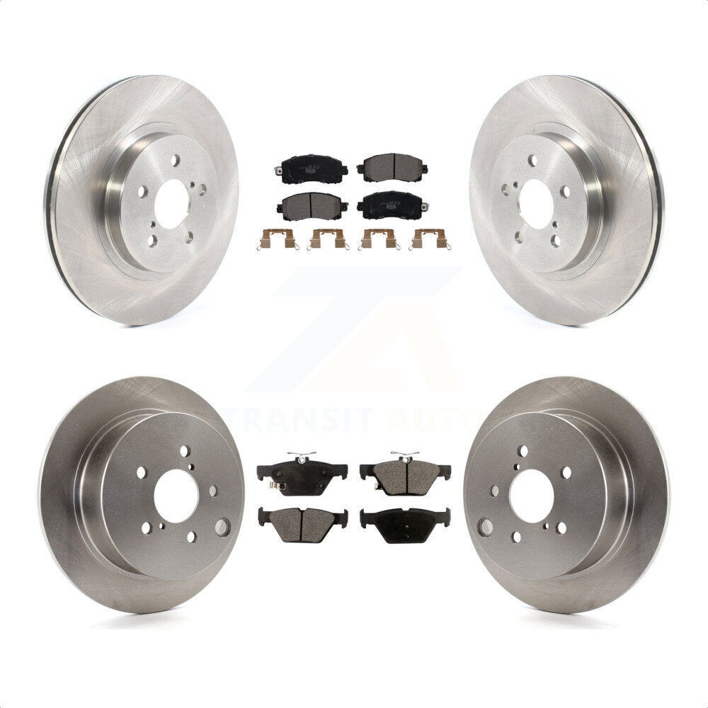 Front Rear Disc Brake Rotors And Ceramic Pads Kit For Subaru Crosstrek K8T-103145 by Transit Auto