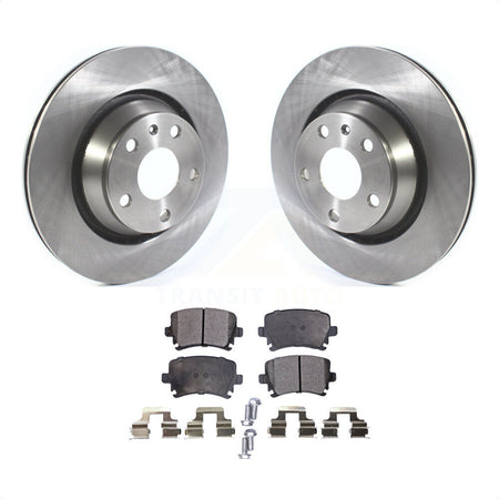 Rear Disc Brake Rotors And Ceramic Pads Kit For Audi TT Quattro RS K8T-103160 by Transit Auto