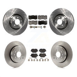 Front Rear Disc Brake Rotors And Ceramic Pads Kit For 2010-2013 Land Rover Range Sport Supercharged K8T-103191
