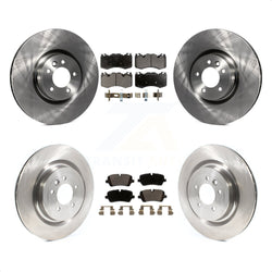 Front Rear Disc Brake Rotors And Ceramic Pads Kit For Land Rover Range Sport K8T-103192