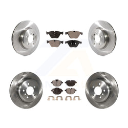 Front Rear Disc Brake Rotors And Ceramic Pads Kit For BMW 535i xDrive 535d ActiveHybrid 5 K8T-103193