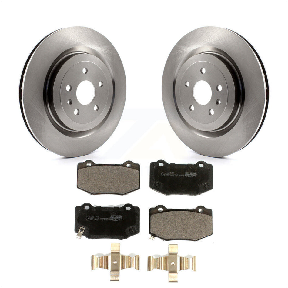 Rear Disc Brake Rotors And Ceramic Pads Kit For Chevrolet Camaro SS K8T-103194 by Transit Auto