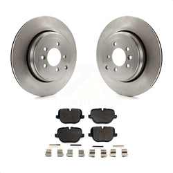 Rear Disc Brake Rotors And Ceramic Pads Kit For 2010-2013 Land Rover Range Sport Supercharged K8T-103202