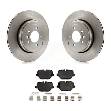 Rear Disc Brake Rotors And Ceramic Pads Kit For 2010-2013 Land Rover Range Sport Supercharged K8T-103202 by Transit Auto