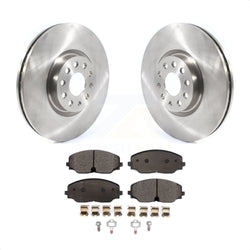 Front Disc Brake Rotors And Ceramic Pads Kit For Volkswagen Atlas Cross Sport K8T-103217