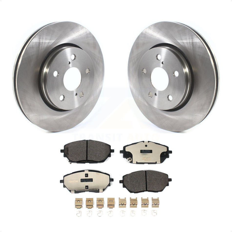 Front Disc Brake Rotors And Ceramic Pads Kit For Toyota C-HR K8T-103218 by Transit Auto