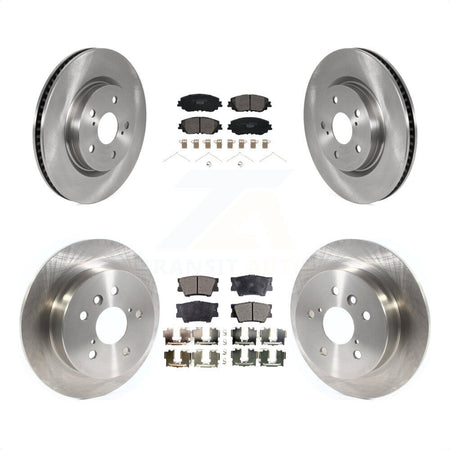 Front Rear Disc Brake Rotors And Ceramic Pads Kit For Toyota Camry K8T-103240 by Transit Auto