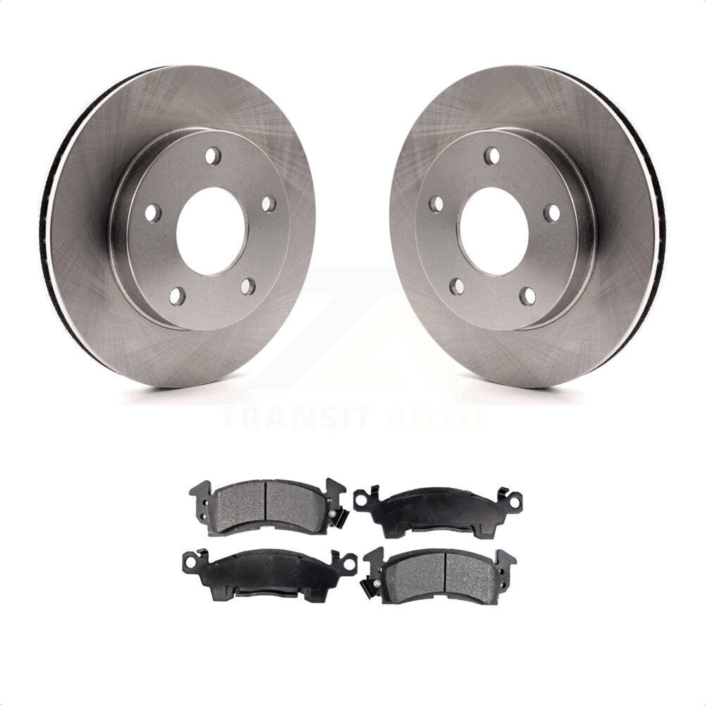 Front Disc Brake Rotors And Ceramic Pads Kit For GMC Jimmy K8T-103448 by Transit Auto