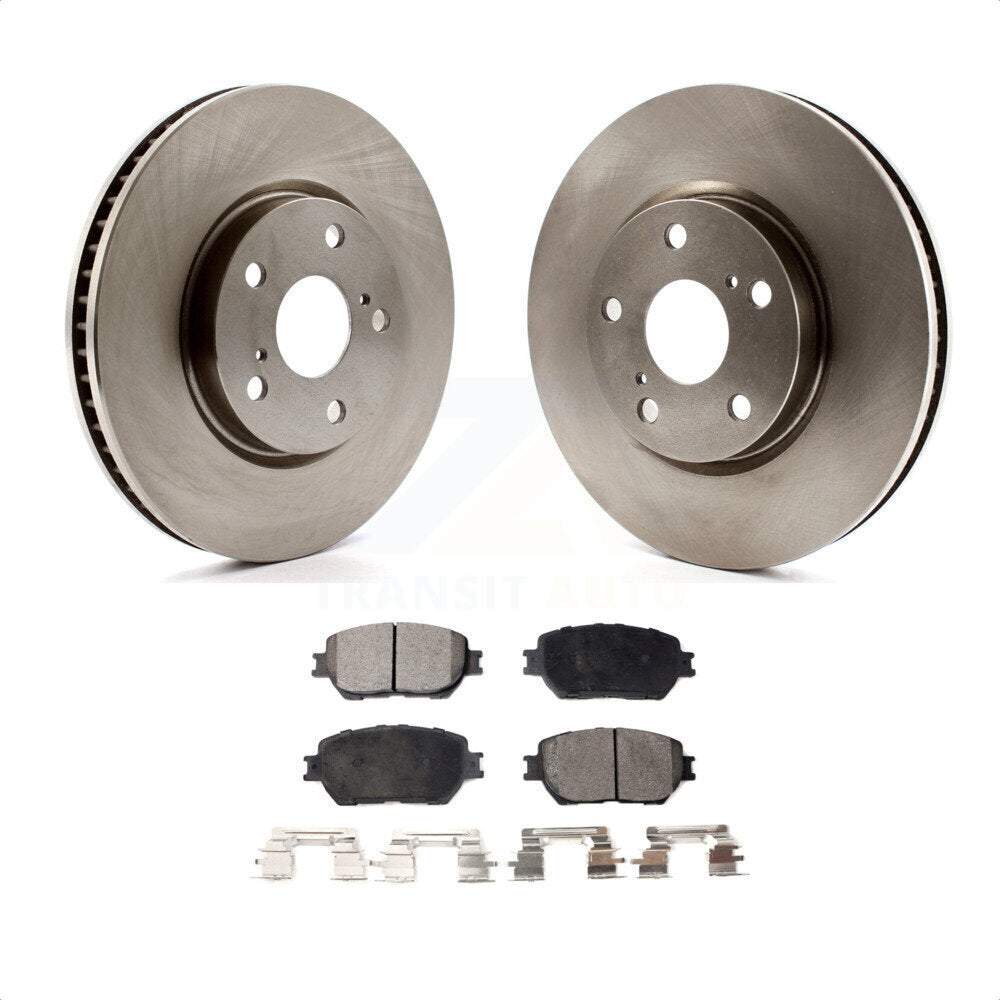 Front Disc Brake Rotors And Ceramic Pads Kit For Lexus IS250 GS300 K8T-103452 by Transit Auto