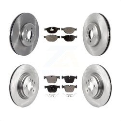 Front Rear Disc Brake Rotors And Ceramic Pads Kit (6Pc) For BMW 750Li xDrive 750i 550i GT K8T-103816