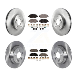 Front Rear Disc Brake Rotors And Ceramic Pads Kit For 2016-2020 Mercedes-Benz Metris K8T-103885