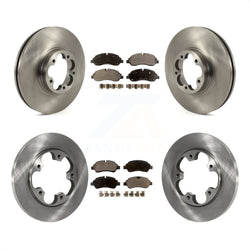Front Rear Disc Brake Rotors And Ceramic Pads Kit For 2016 Ford Transit-350 HD With 5 Lug Wheels K8T-103891