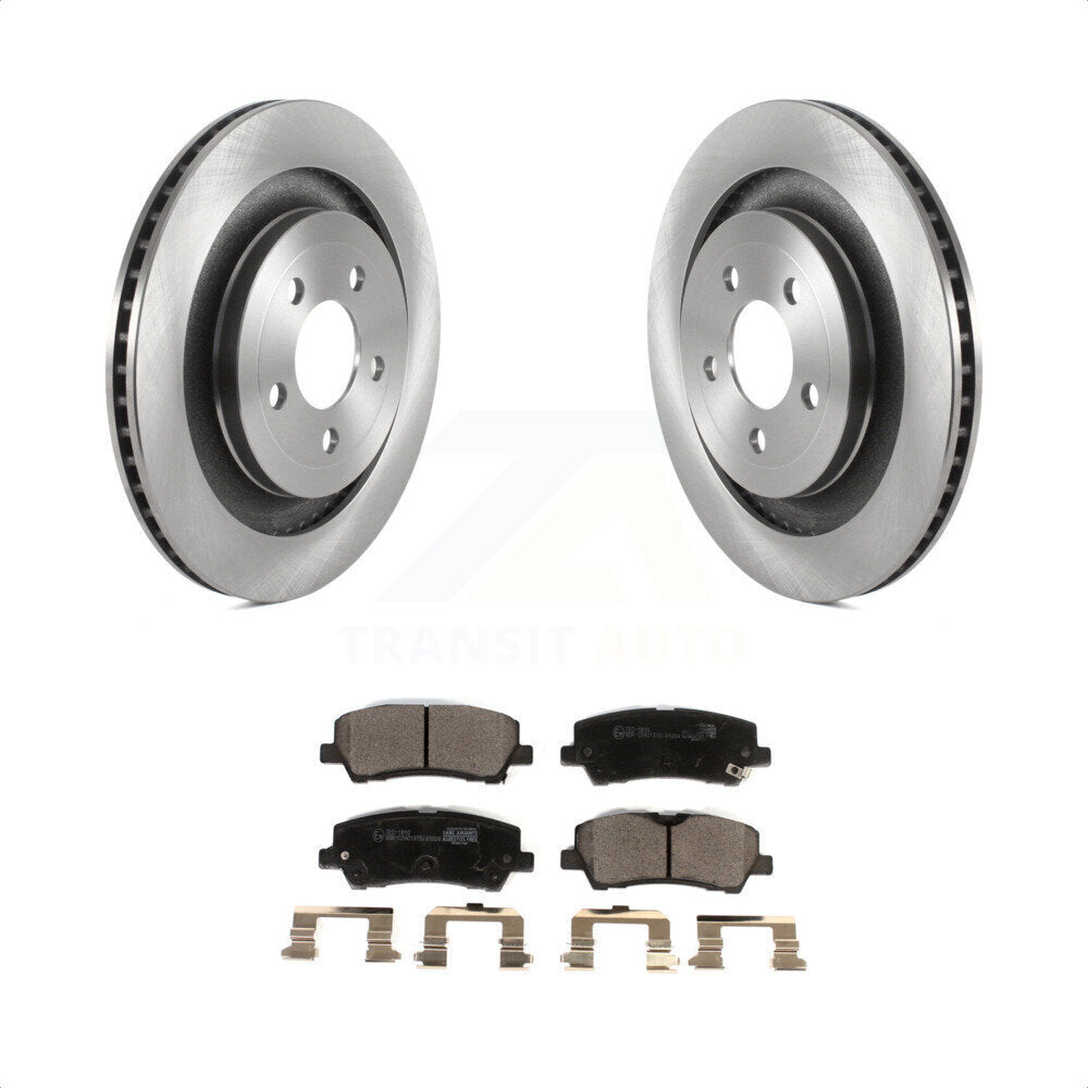 Rear Disc Brake Rotors And Ceramic Pads Kit For Ford Mustang K8T-103903 by Transit Auto