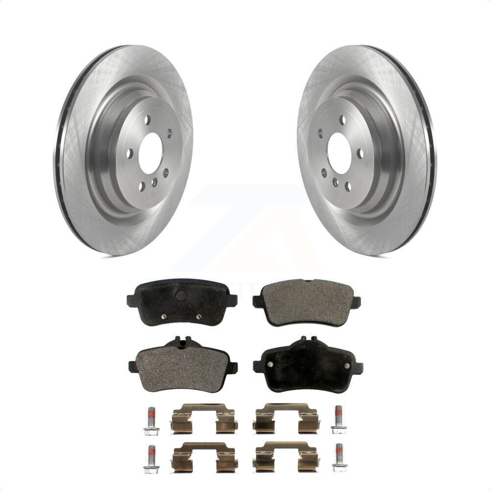 Rear Disc Brake Rotors And Ceramic Pads Kit For Mercedes-Benz GLS450 GL450 GLS550 GL350 GL550 ML400 ML250 ML63 AMG GLS350d K8T-103912 by Transit Auto