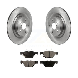 Rear Disc Brake Rotors And Ceramic Pads Kit For 2019-2022 Subaru Ascent K8T-103924