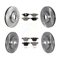 Front Rear Disc Brake Rotors And Ceramic Pads Kit (6Pc) For BMW 740Li 740i 535i GT xDrive ActiveHybrid 7 K8T-103938