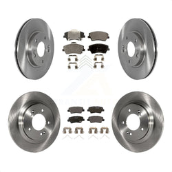 Front Rear Disc Brake Rotors And Ceramic Pads Kit For Kia Niro Hyundai Ioniq K8T-103962