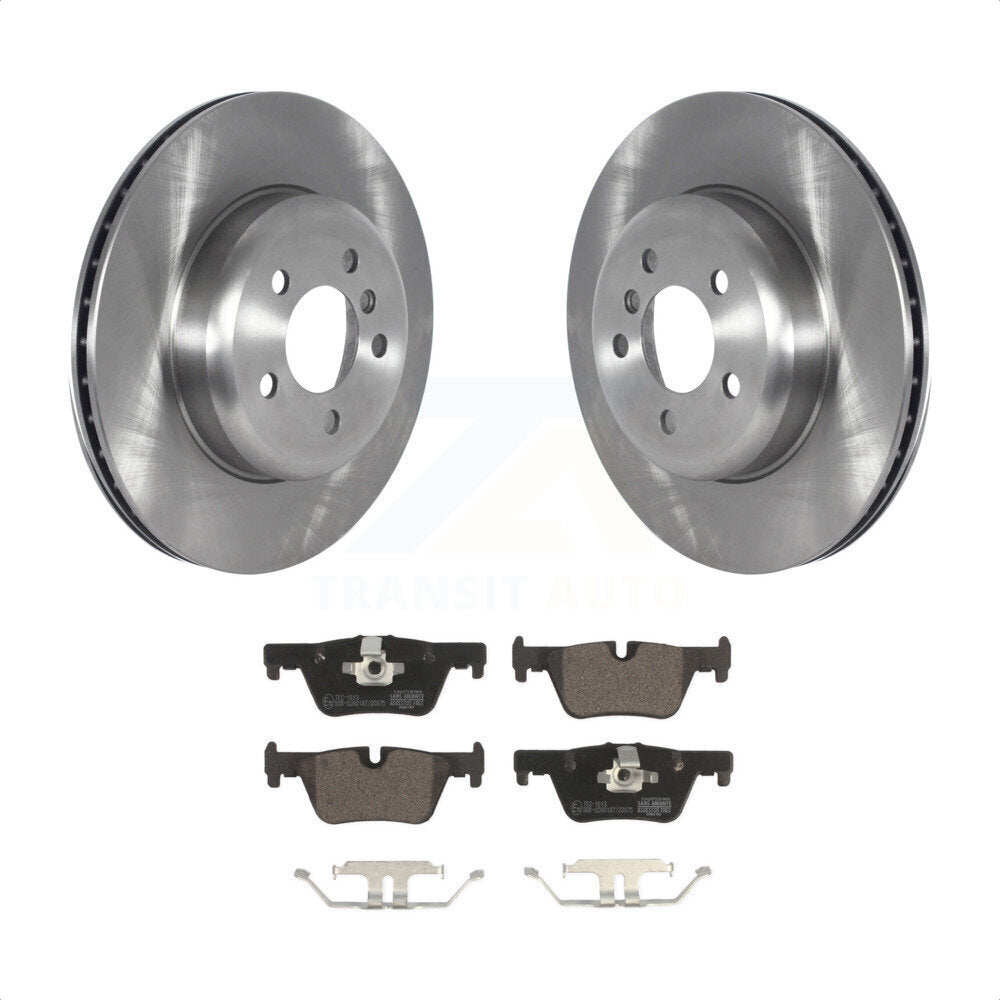 Rear Disc Brake Rotors And Ceramic Pads Kit For BMW 330i GT xDrive 328i K8T-103980 by Transit Auto