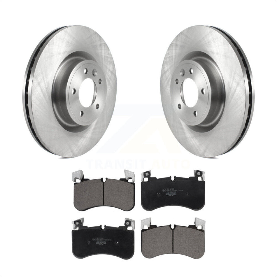 Front Disc Brake Rotors And Ceramic Pads Kit For Land Rover Range Sport Discovery K8T-104033 by Transit Auto