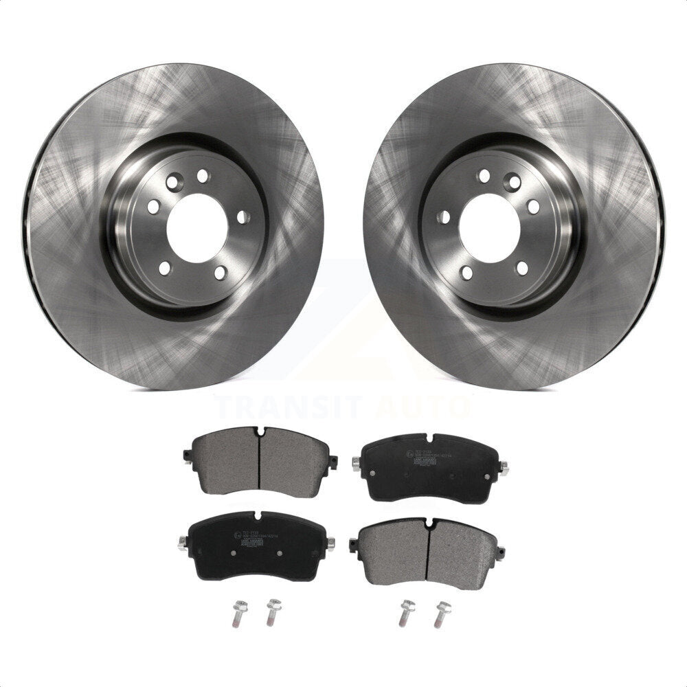 Front Disc Brake Rotors And Ceramic Pads Kit For Land Rover Range Defender 90 110 K8T-104034 by Transit Auto