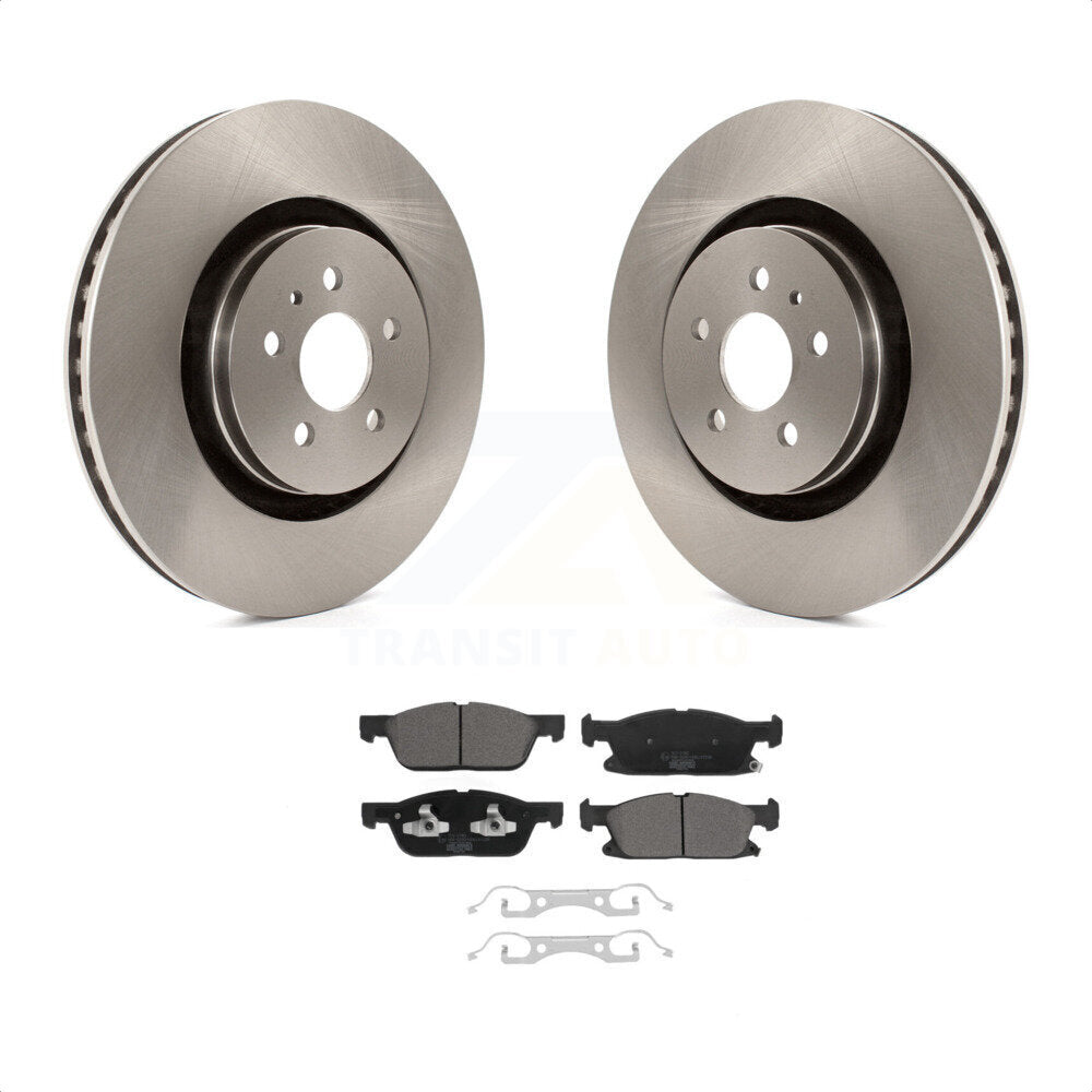 Front Disc Brake Rotors And Ceramic Pads Kit For Ford Edge Lincoln Nautilus K8T-104040 by Transit Auto