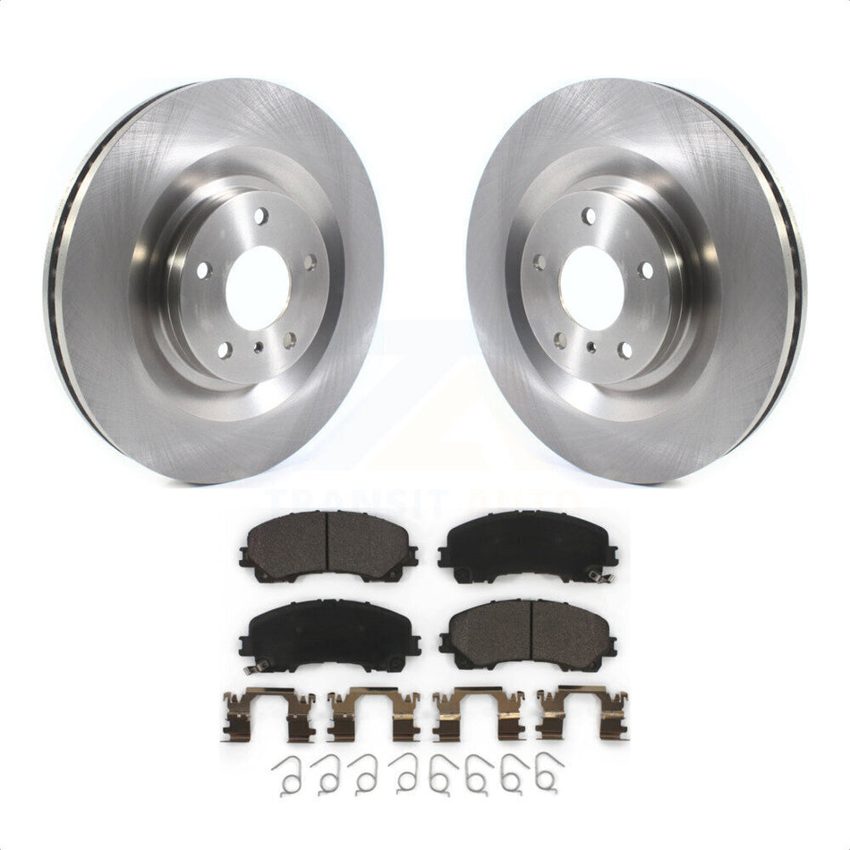 Front Disc Brake Rotors And Ceramic Pads Kit For INFINITI QX50 QX55 K8T-104107 by Transit Auto