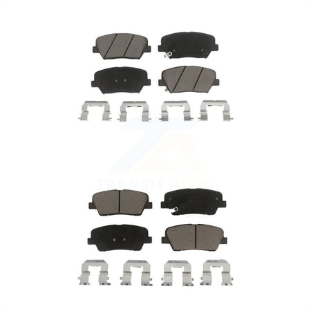 Front Rear Ceramic Brake Pads Kit For Kia Sorento Hyundai Santa Fe Sport KCX-100485 by CMX