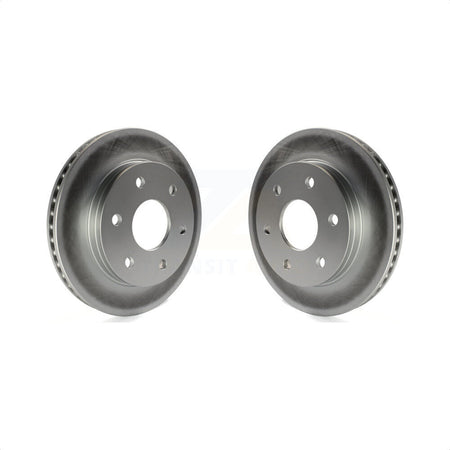 Front Coated Disc Brake Rotors Pair For Chevrolet Silverado 1500 GMC Sierra Tahoe Suburban Yukon Avalanche XL Cadillac Classic Escalade Express 2500 Astro ESV EXT Savana Safari KG-100017 by Genius