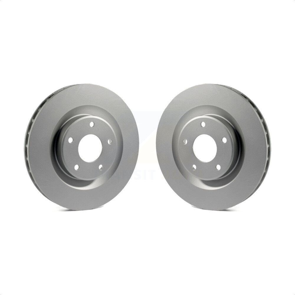 Front Coated Disc Brake Rotors Pair For Chevrolet Corvette Cadillac XLR KG-100033 by Genius