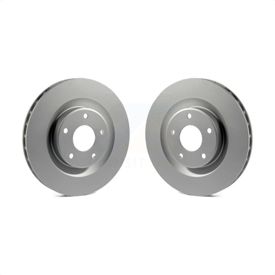 Front Coated Disc Brake Rotors Pair For Chevrolet Corvette Cadillac XLR KG-100033 by Genius