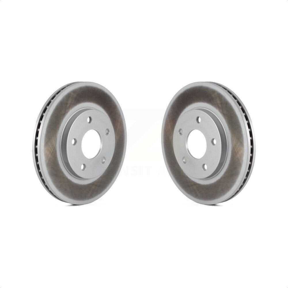 Front Coated Disc Brake Rotors Pair For Chevrolet HHR KG-100041 by Genius