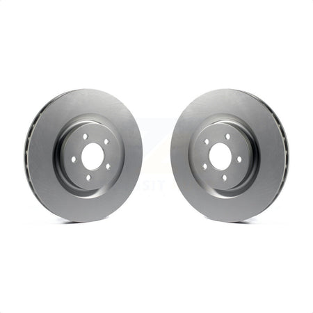 Front Coated Disc Brake Rotors Pair For Ford Mustang KG-100090 by Genius